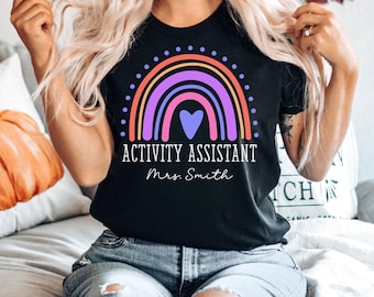 Custom Activity Assistant Shirt, Activity Director T-shirt, Activity Coordinator, Activities Director Activity Professional Activity Manager