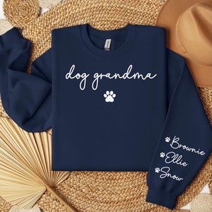 Dog grandma sweatshirt, pet grandparent, dog grandparent gift, dog granny, grandma dog shirt, grand dogs, dog nana, granddog, fur grandma