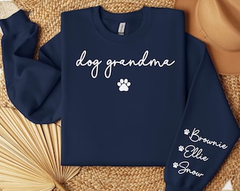 Dog grandma sweatshirt, pet grandparent, dog grandparent gift, dog granny, grandma dog shirt, grand dogs, dog nana, granddog, fur grandma