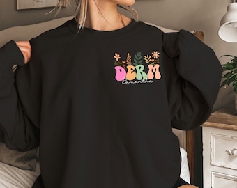 Dermatology Sweatshirt Personalized Dermatology Shirt Dermatologist Sweatshirt Dermatology Nurse Skin care T-Shirt Skin Boss Sweatshirt Derm