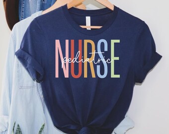 Pediatrics Shirt Wildflowers Pediatrics T-shirt, Peds Nurse Tshirt PEDS T shirt, Peds Nurse Tee, Pediatric Nurse Gift Peds Nurse T-shirt