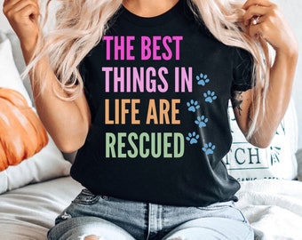 Funny Dog Shirt Sarcastic TShirt Gift for Dog Lover Animal Rescue Dog Mom Shirt A Good Day To Adopt Rescue Foster Dog Mom Gift for Dog Lover