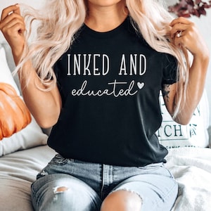 Teacher shirt Tattoo Artist Gifts Tattoo TShirt Tattoo Gifts Tattoo Shirt Tattoo Tee Hipster Shirt Graduation Gift