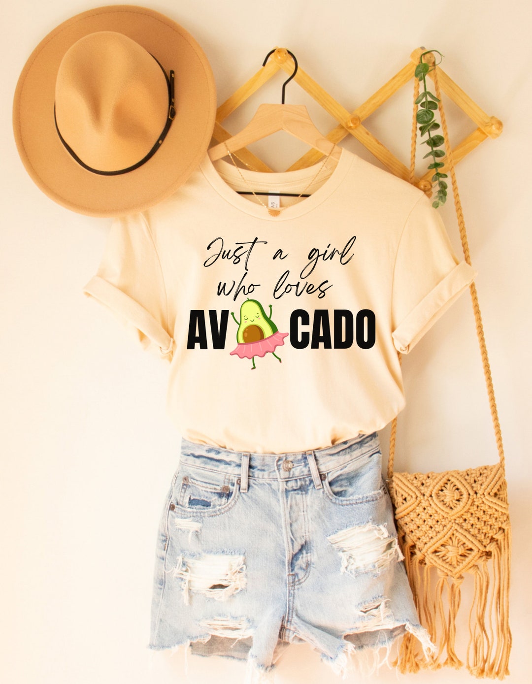 Avocado Shirt Just A Girl Who Loves Avocados Avocado Lover Shirt ...