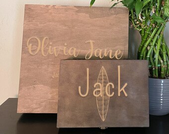 Keepsake box baby, Personalized Baby Box, Memory Box,Photo Box, Personalized Box, Birthday gift box, Custom Gift Box, Baby Memory Box