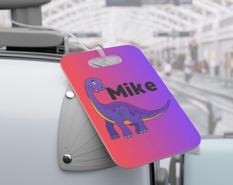 Personalized Kids Luggage Tag: Custom Travel ID, School Backpack Tag