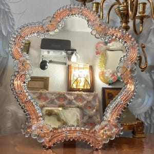 Old Venetian Mirror Murano Glass