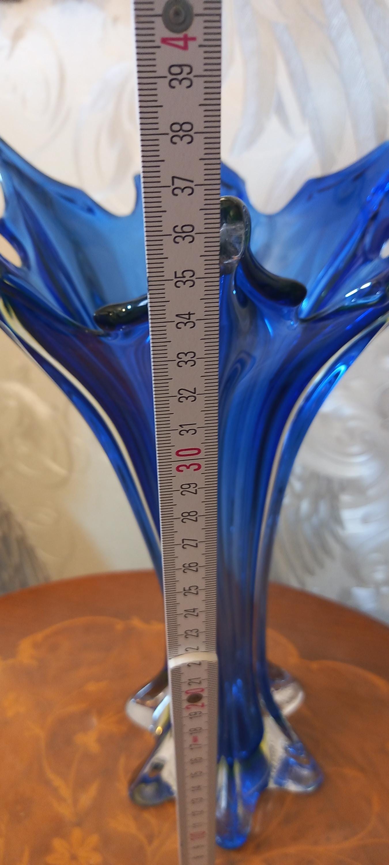 ヴィンテージ ムラーノ花瓶 ウランガラス - Etsy 日本