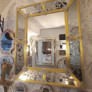 Antique Venetian Mirror – Murano Glass, Italy, circa 1850