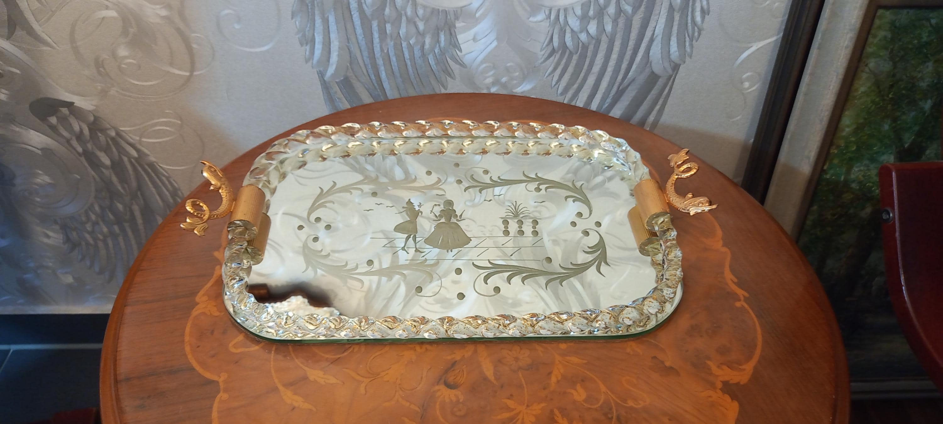 ムラーノガラス製のヴィンテージトレイ - Etsy 日本