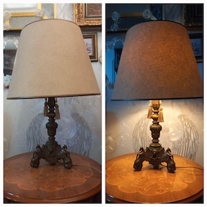 Old/Antique Rare Brass Table Lamp