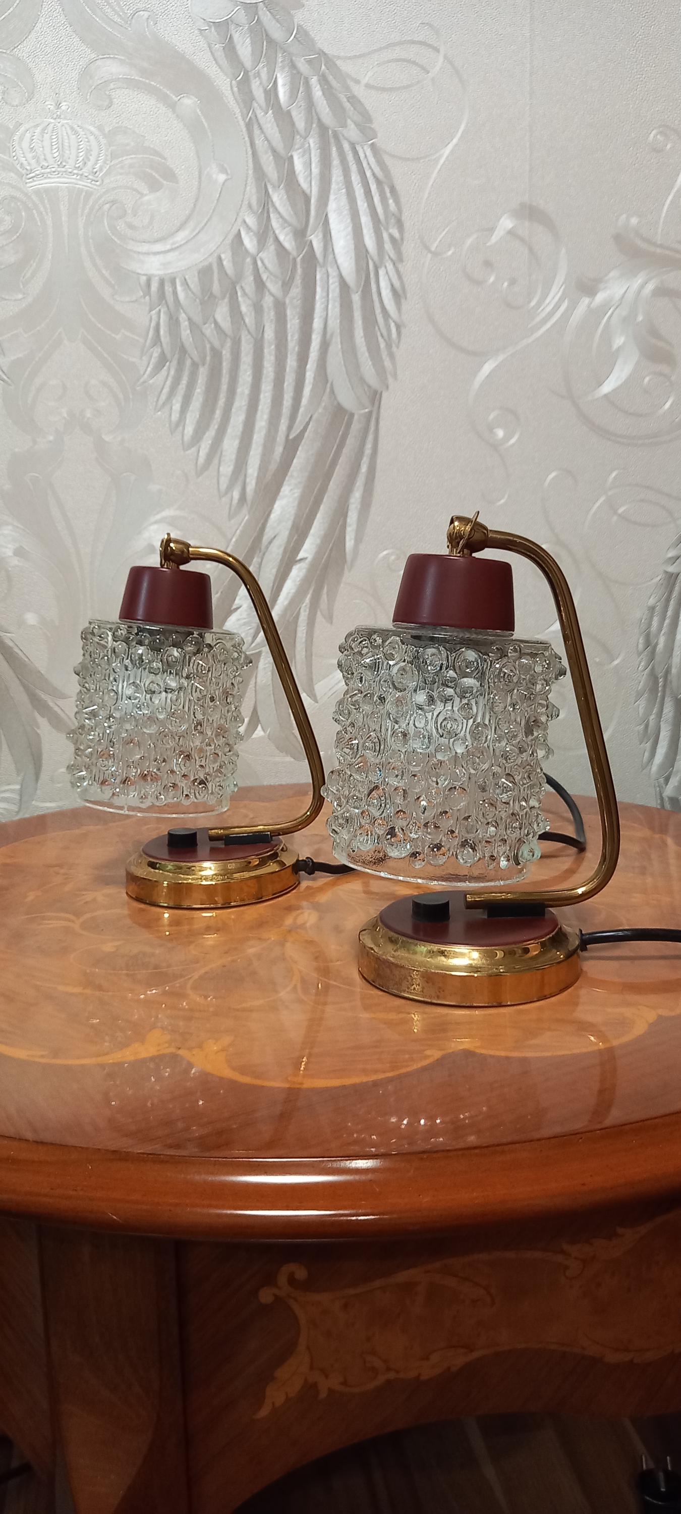 Old table lamps from the 50s