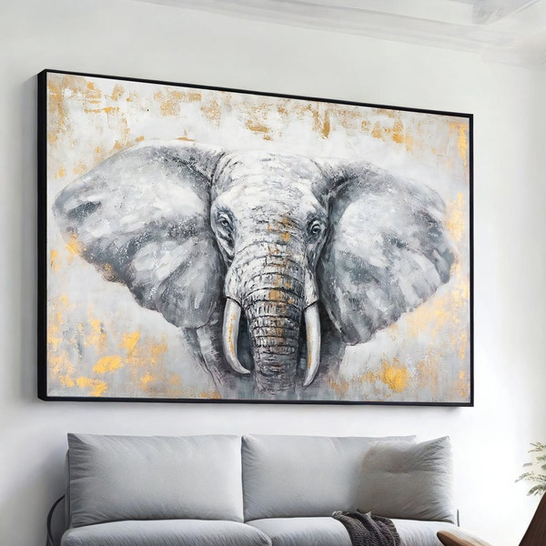 Elephant Wall Art - Etsy