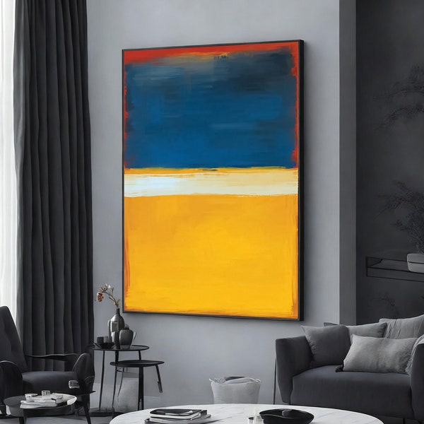 Mark Rothko Framed Canvas Art,Mark Rothko Reproduction ,Abstract Canvas Wall Art, Modern Expressionism Painting