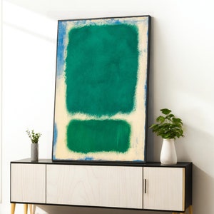 Mark Rothko  Canvas/Poster Art Reproduction, Rothko Reproduction, Modern Art Expressionism Painting, Abstract Canvas Wall Art, Framed Canvas