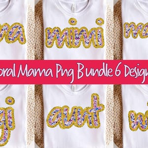 Floral Mama PNG, Preppy Mama Png, Mothers day png, Glitter Mama Png, Mama Flower Png, Retro Mama Png, Mama Shirt png, Mom png, Gift for Mama