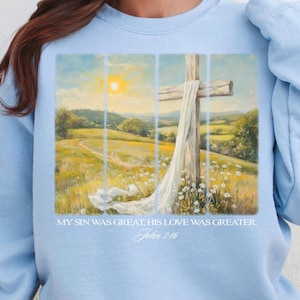 Christian Easter PNG Cross Watercolor Clipart PNG Sublimation Designs Easter DTF Transfers Religious Png Jesus Clipart Bible Verse