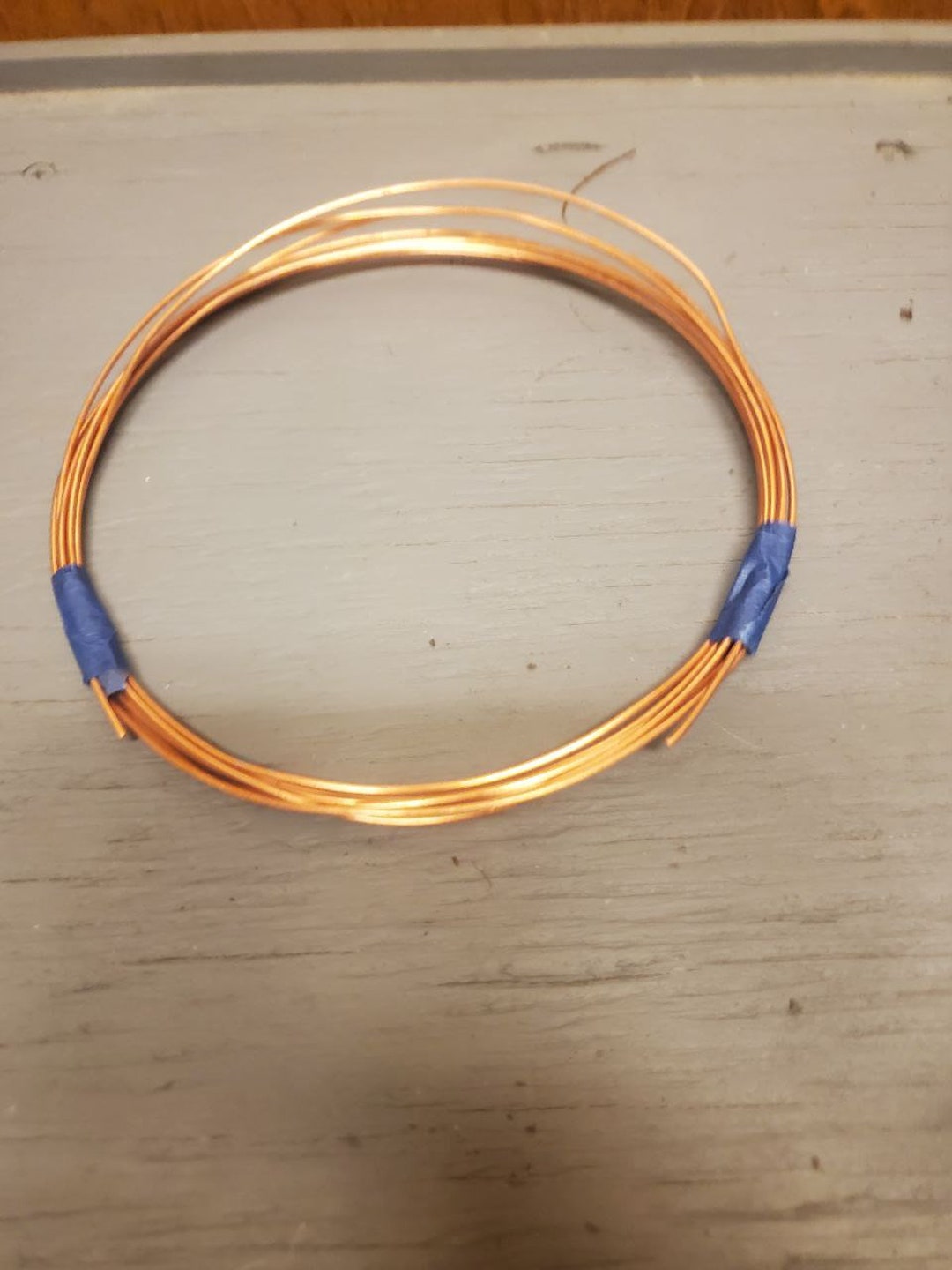 Bare Solid Copper Wire 14 Gauge, 10 Feet Etsy