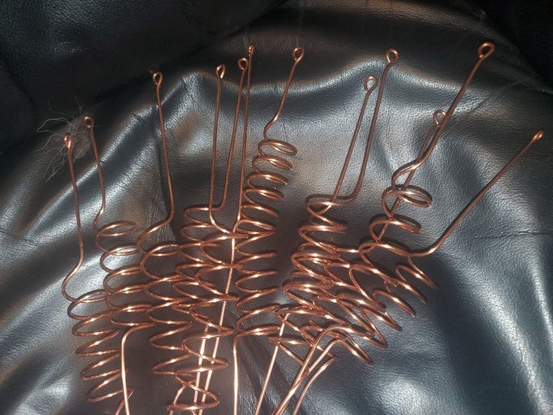12 Spiral Copper Antennas for Electroculture for Healthy Indoor Plants and Garden Plants Etsy