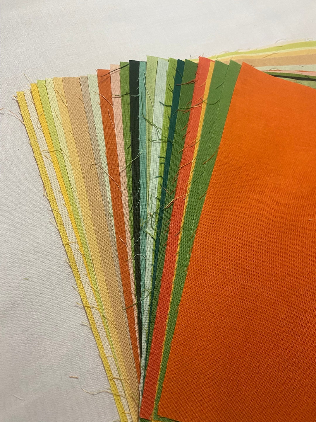 10 Squares Solid Foliage Stack 20pc Quilting Fabric Precut Etsy