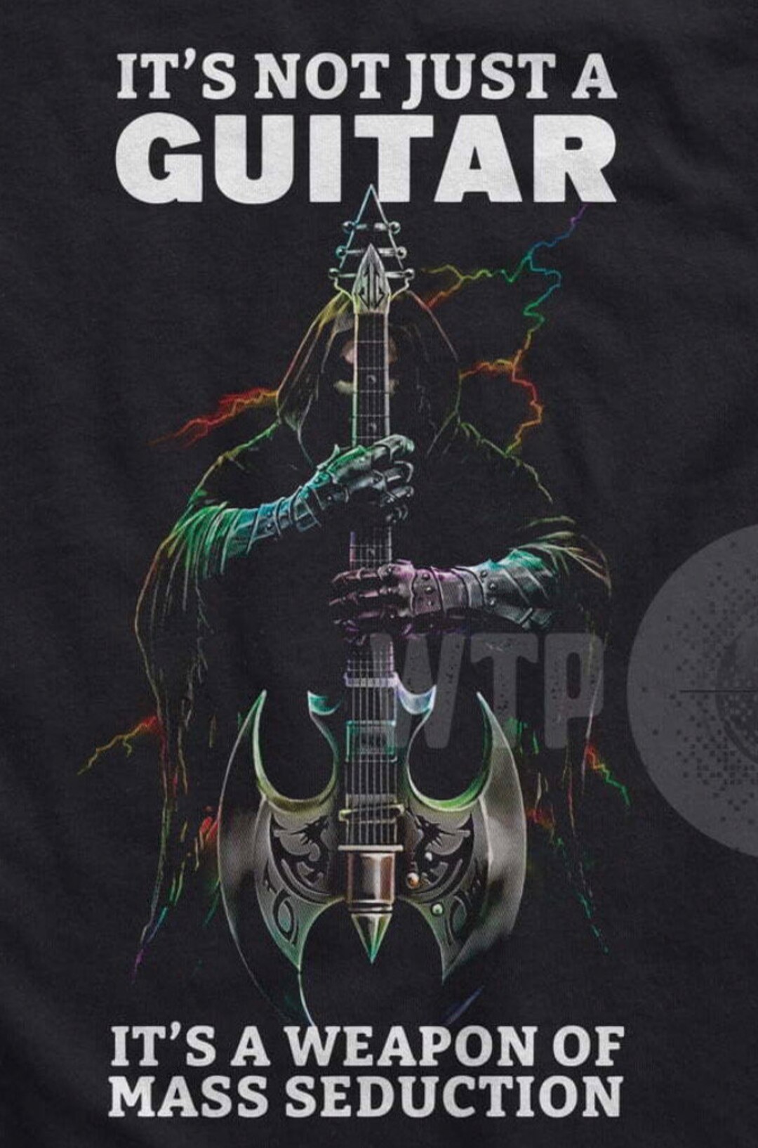 Grim Reaper With Guitar in Shadow Reaper Jamming Electric - Etsy