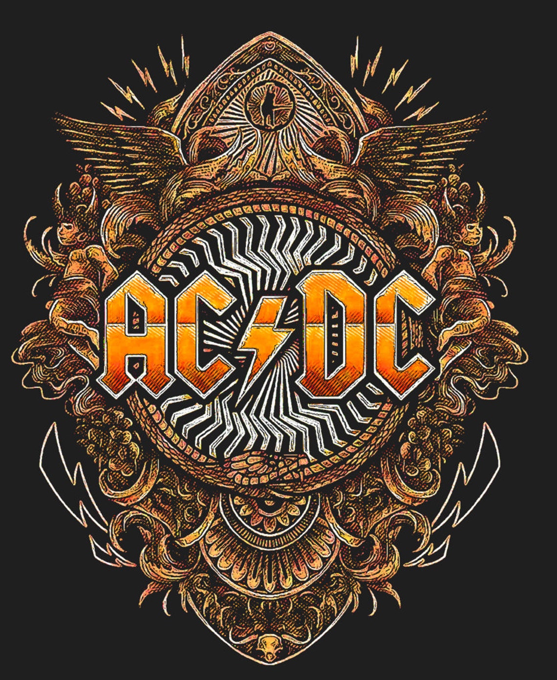 ACDC Png Bundle Design Metal Band Hells Bells Hard Rock TNT Designs ...