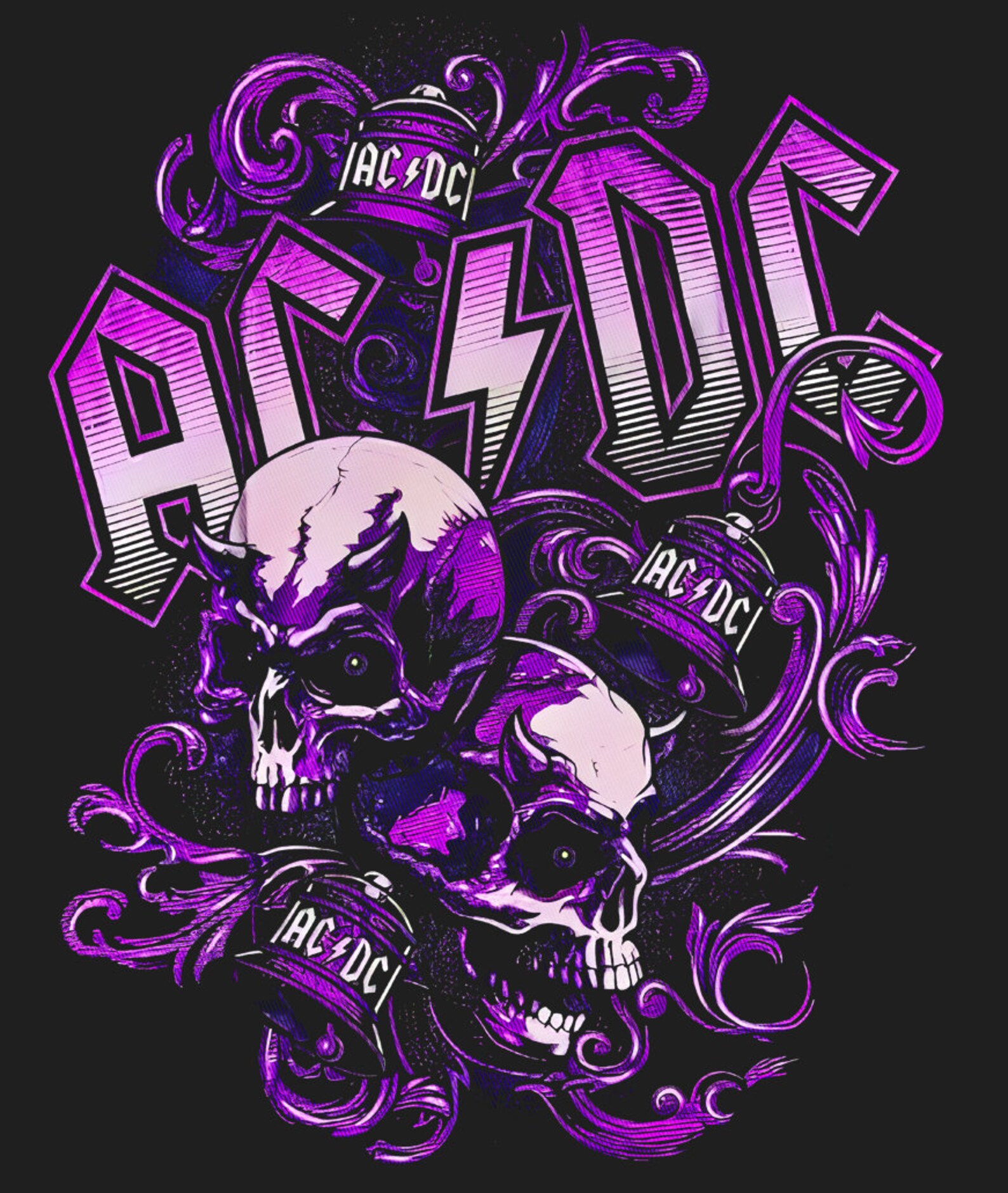 ACDC Png Bundle Design Metal Band Hells Bells Hard Rock TNT Designs ...
