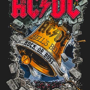 ACDC Png Bundle Design Metal Band Hells Bells Hard Rock TNT Designs ...