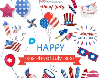 4th of July SVG Bundle, July 4th SVG, Fourth of July svg, America svg, USA Flag svg, Patriotic, Independence Day Shirt, Cut File Cricut