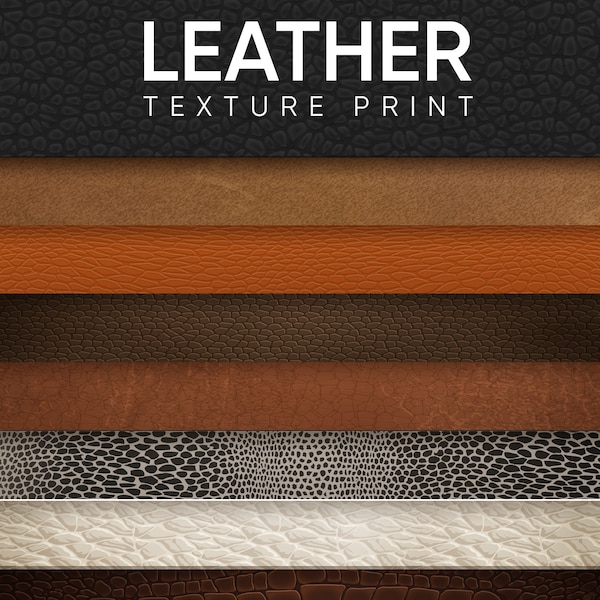 Digital Leather Texture, Leather Texture Background Bundle, Leather digital paper, Texture, Printable digital paper, commercial use