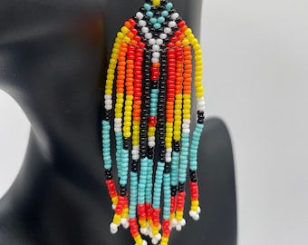 Beaded Dangle Earrings