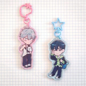 Alien Stage Ivan & Till Highschool AU Portachiavi + Adesivi