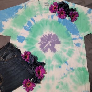 XL uniseks tie-dye-overhemd | Extra groot tie-dye overhemd | Tie-dye overhemd voor heren | Tie-dye overhemd voor dames | Cadeaus voor haar | Tie-dye | Uniek