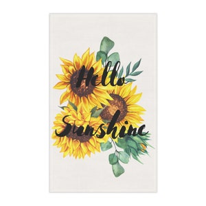 Sunflower Kitchen Towel | Kitchen Towel | Unique Gifts | Kitchen Accessories | Sunflower Kitchen Accessories | Gifts for Her