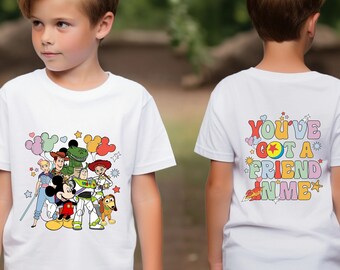 You've Got A Friend In Me Kid's T-shirt,Friends Shirt,Disney Toy Story Sweatshirt, Toy Story Shirt,Disney Group Shirt, Family Matching Shirt