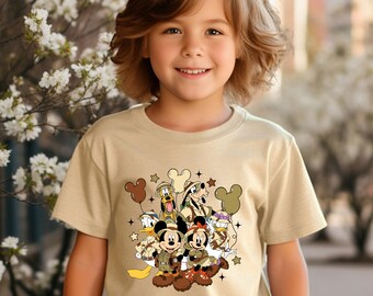 Personalized Disney Animal Kingdom Kid's T-shirt,Disney Safari Tee,Disney Trip Shirt, Mickey And Friends Sweatshirt,Wild About Disney Shirt