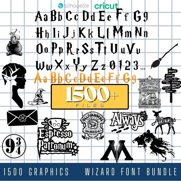 Wizard Font Mega Bundle, Wwizard World SVG Mega Bundle, Always Svg , Wizard Font, Wizard Graphics