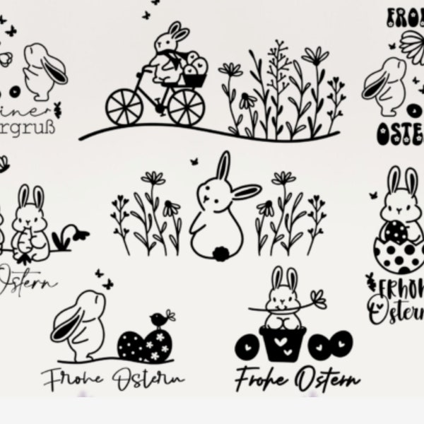 Plotterdatei Frühling, Plotterdatei Ostern, Hallo Frühling, SVG, PNG, Plotterbestand, plotbundel, digitale download.