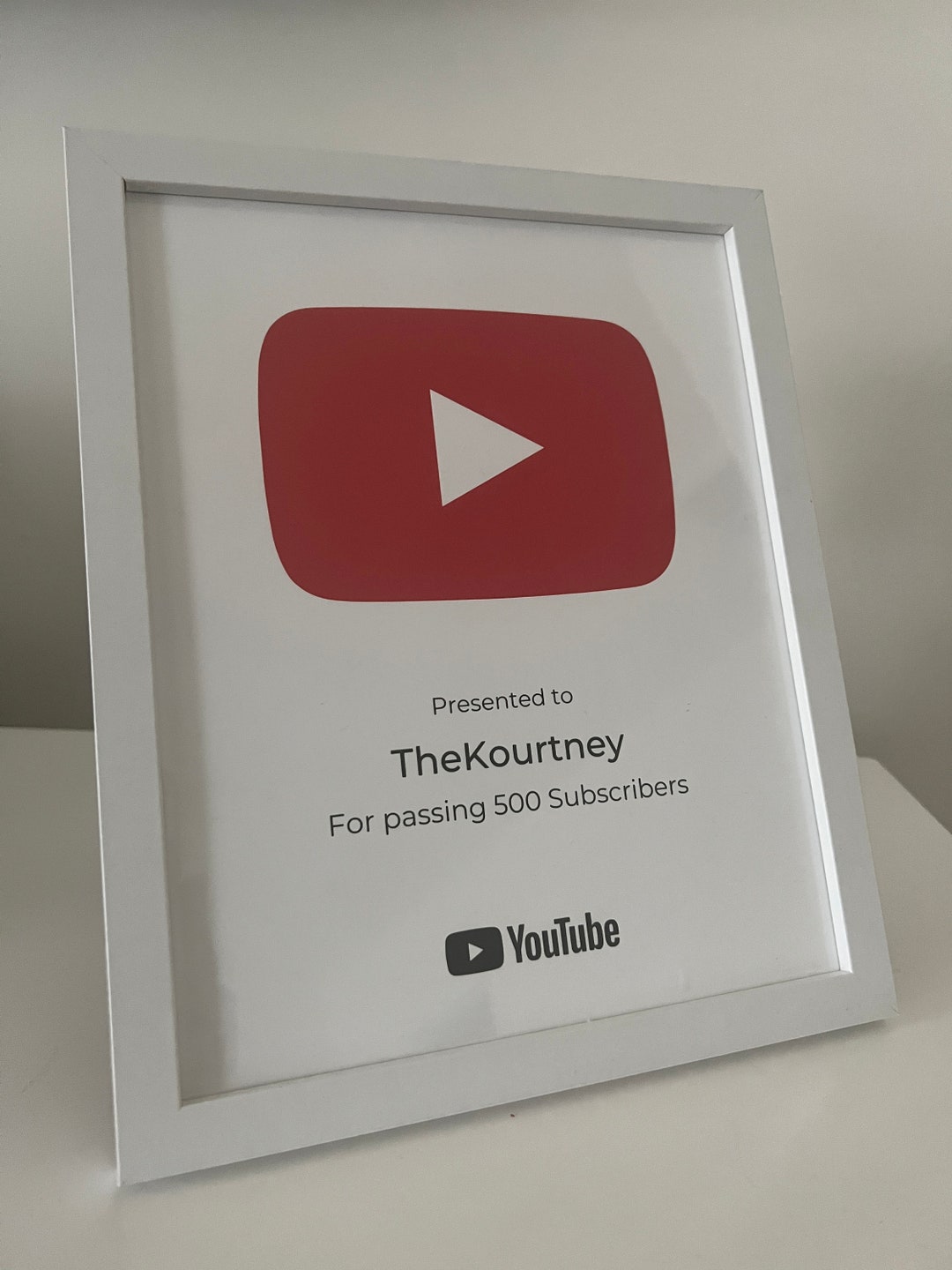 Youtube Play Button White canva Template Digital Download - Etsy