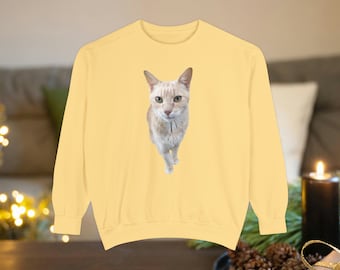ジンジャーキャットプレミアム着心地スウェットシャツ トラ猫用