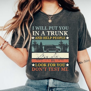 Comfort Colors Funny Trunk Saying Shirt - Novelty Graphic Tee