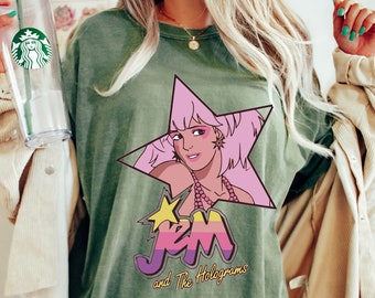 Jem and The Holograms Shirt| 80s Nostalgia Good Vibes Shirt| Jem Holograms Tv Series Shirt| 80s Clothes| 80s Birthday Party | I Love The 80s