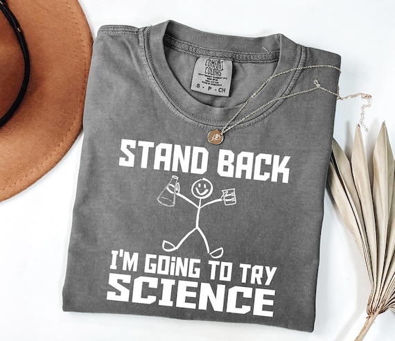 Retro Science Teacher Shirt - Comfort Colors Biology Chemistry Physics Tee