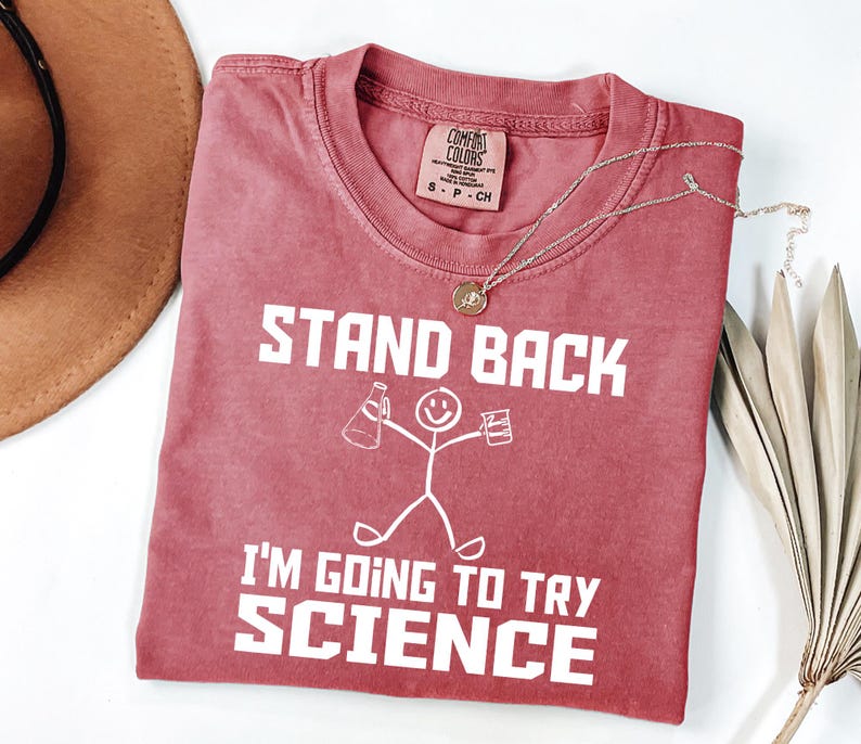 Retro Science Teacher Shirt - Comfort Colors Biology Chemistry Physics Tee imagen 7