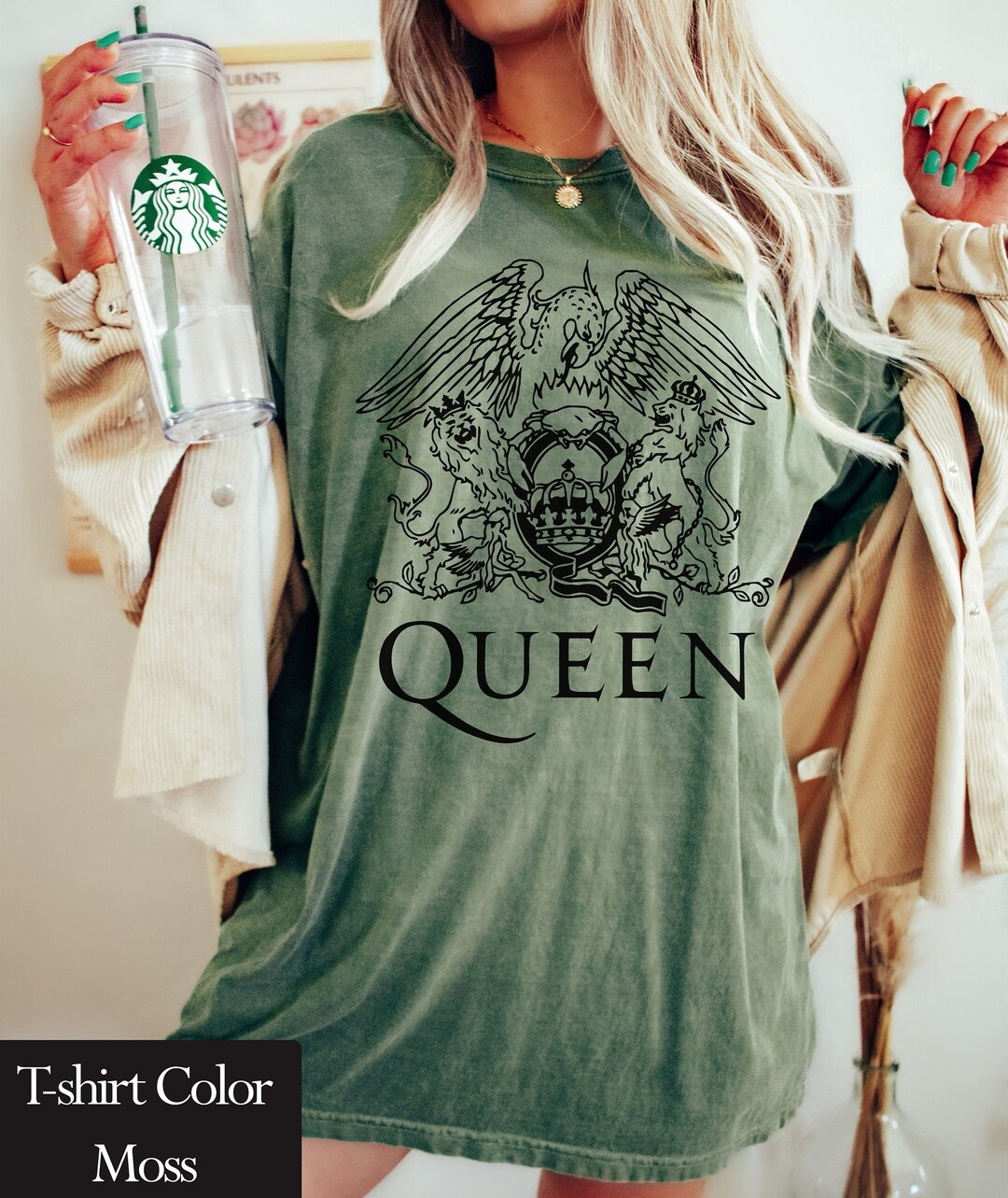 Freddie Mercury Shirt Queen Band Tshirt Rock Band 80S Nostalgia