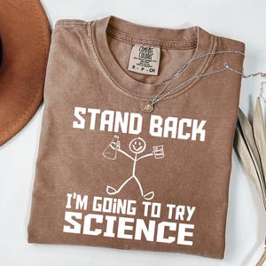 Retro Science Teacher Shirt - Comfort Colors Biology Chemistry Physics Tee imagen 6