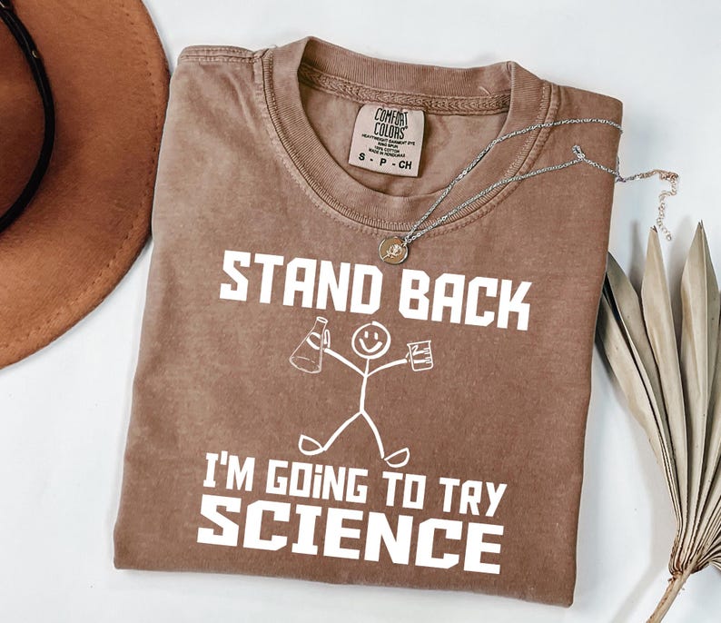 Retro Science Teacher Shirt - Comfort Colors Biology Chemistry Physics Tee imagen 6