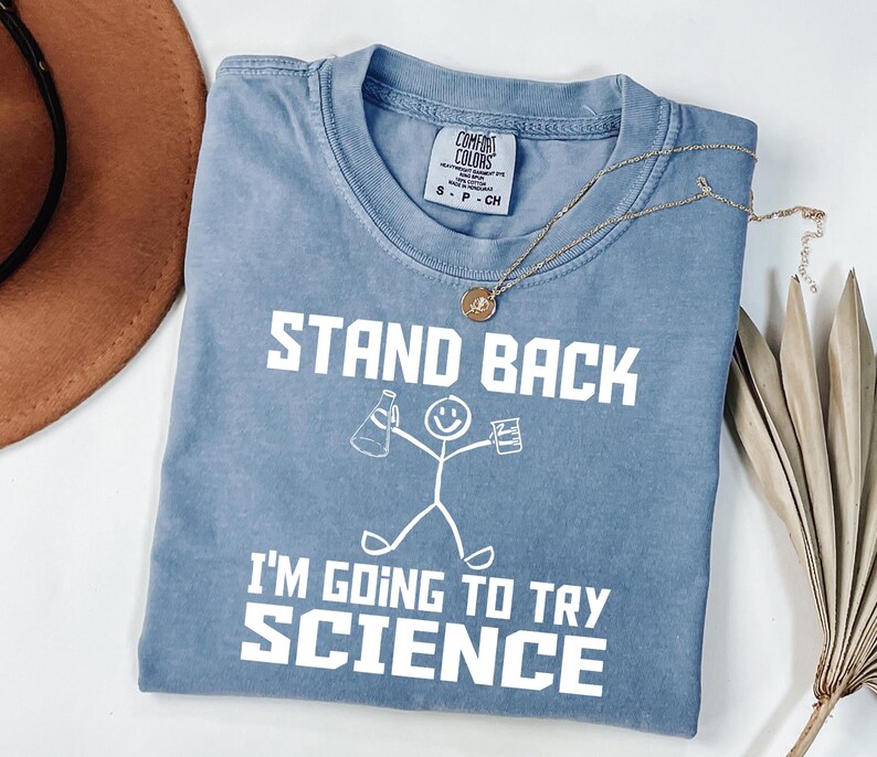 Retro Science Teacher Shirt - Comfort Colors Biology Chemistry Physics Tee imagen 2