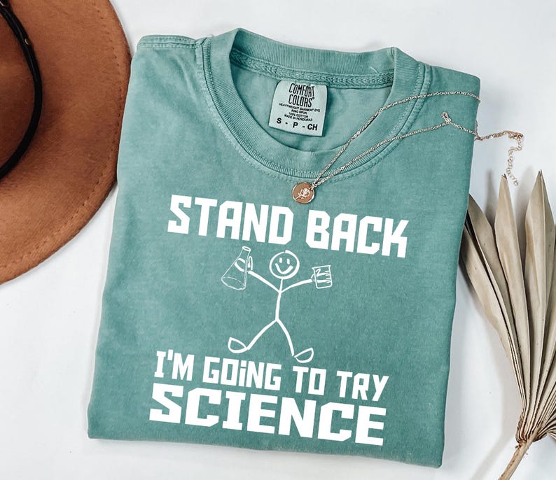 Retro Science Teacher Shirt - Comfort Colors Biology Chemistry Physics Tee imagen 5