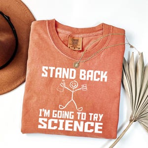 Retro Science Teacher Shirt - Comfort Colors Biology Chemistry Physics Tee imagen 9
